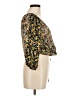 BCBGeneration 100% Polyester Yellow 3/4 Sleeve Blouse Size M (estimated) - photo 4