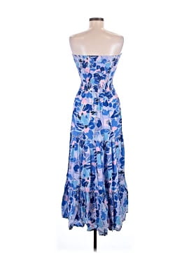 maxi dress with smocked top Smocked Top Maxi Dress with Back Tie  Dominique Nicole Boutique