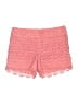 Ann Taylor LOFT 100% Cotton Chevron-herringbone Pink Shorts Size 4 - photo 1