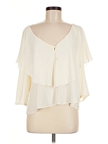 Zara Basic 3/4 Sleeve Blouse (view 1)