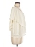 Zara Basic 100% Polyester Ivory 3/4 Sleeve Blouse Size M - photo 4