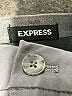 Express Solid Gray Khaki Shorts Size 28 waist - photo 3