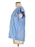 Old Navy 100% Viscose Blue Short Sleeve Blouse Size L - photo 5