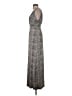 Tart Chevron-herringbone Silver Cocktail Dress Size XS - photo 5