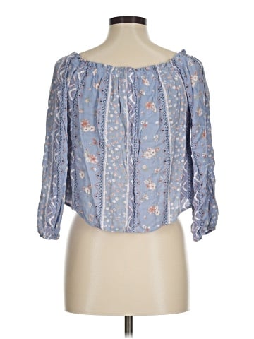 Hippie Rose 3/4 Sleeve Blouse (view 2)