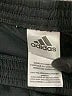 Adidas 100% Polyester Stripes Black Athletic Shorts Size 6 - photo 3