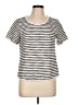Green Envelope 100% Cotton Ivory Short Sleeve Top Size L - photo 1