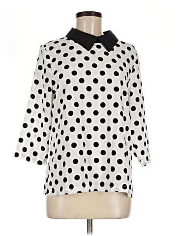 Allegra K 3/4 Sleeve Blouse (view 1)