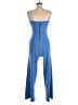 Crystal Sky Solid Blue Jumpsuit Size S - photo 2