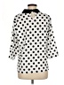 Allegra K 100% Polyester Polka Dots Ivory 3/4 Sleeve Blouse Size M - photo 2