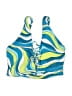 MICHAEL Michael Kors Print Blue Swimsuit Top Size S - photo 1