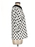 Allegra K 100% Polyester Polka Dots Ivory 3/4 Sleeve Blouse Size M - photo 4