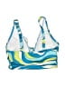 MICHAEL Michael Kors Print Blue Swimsuit Top Size S - photo 2