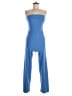 Crystal Sky Solid Blue Jumpsuit Size S - photo 1