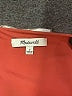 Madewell 100% Polyester Floral Orange Casual Dress Size 2 - photo 7