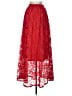 L'affaire Solid Red Formal Skirt Size S - photo 2