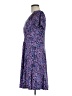 Wisp Print Purple Casual Dress Size 8 - photo 5