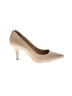 MICHAEL Michael Kors 100% Leather Solid Tan Ivory Heels Size 7 - photo 1