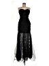 Betsy & Adam 100% Polyester Black Cocktail Dress Size 8 - photo 1