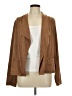 Max Studio Brown Faux Leather Jacket Size L - photo 1
