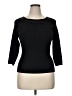 Claudia D. Black 3/4 Sleeve Top Size XL - photo 1