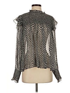 Rag & Bone Long Sleeve Silk Top