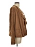 Max Studio Brown Faux Leather Jacket Size L - photo 4