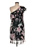 Eliza J 100% Polyester Floral Black Cocktail Dress Size 8 - photo 2