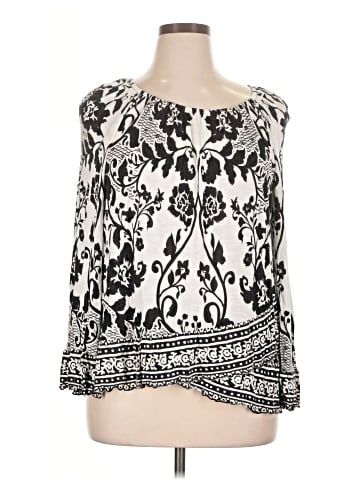 INC International Concepts 3/4 Sleeve T-Shirt (view 1)