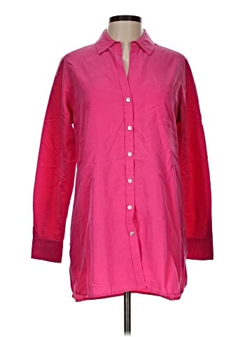 Foxcroft 3/4 Sleeve Button-Down Shirt (view 1)