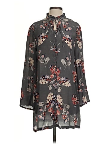 Tolani 3/4 Sleeve Silk Top (view 1)