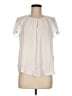 Catherine Malandrino 100% Polyester Ivory Short Sleeve Blouse Size M (petite) - photo 1