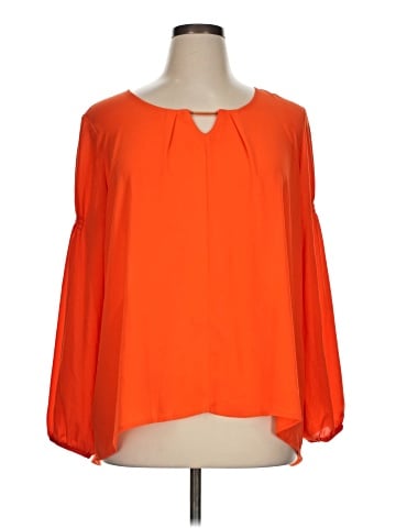 NY Collection Long Sleeve Blouse (view 1)