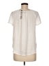 Catherine Malandrino 100% Polyester Ivory Short Sleeve Blouse Size M (petite) - photo 2