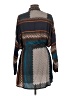 Boohoo 100% Polyester Print Brown Casual Dress Size 12 - photo 2