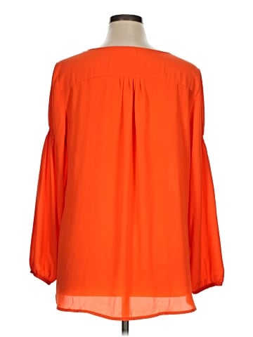 NY Collection Long Sleeve Blouse (view 2)