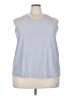 Athleta Blue Sleeveless T-Shirt Size 3X - photo 1
