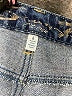 Seven7 100% Cotton Blue Denim Shorts Size 8 - photo 3
