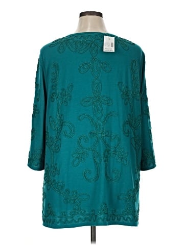 Maggie Barnes 3/4 Sleeve Blouse (view 2)