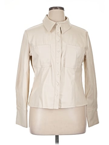 ASOS Design Long Sleeve Button-Down Shirt (view 1)