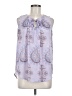 Violet & Claire 100% Polyester Purple Sleeveless Blouse Size M - photo 1