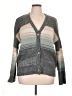 Mia + Tess 100% Polyester Gray Cardigan Size XL - photo 1