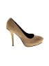 Elizabeth and James 100% Leather Tan Heels Size 7 - photo 1