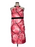 Merona 100% Polyester Graphic Pink Cocktail Dress Size 16 - photo 1