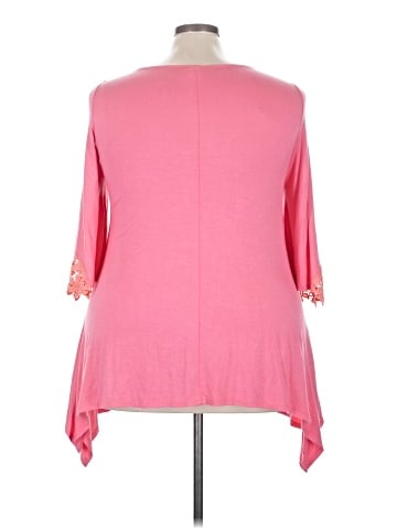 Moa U.S.A. 3/4 Sleeve Top (view 2)