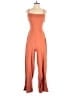 Roxy Solid Orange Jumpsuit Size L - photo 1