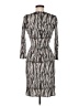 Mara Hoffman 100% Silk Gray Cocktail Dress Size M - photo 2