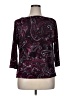 Jaclyn Smith Burgundy 3/4 Sleeve Blouse Size XL - photo 1