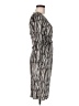 Mara Hoffman 100% Silk Gray Cocktail Dress Size M - photo 4