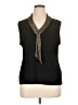 Tahari by ASL Black Sleeveless Blouse Size XL Petite - photo 1